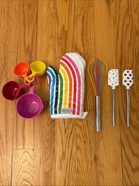 Flour Shop x Williams Sonoma Set of Rainbow Cooking and Baking Tools